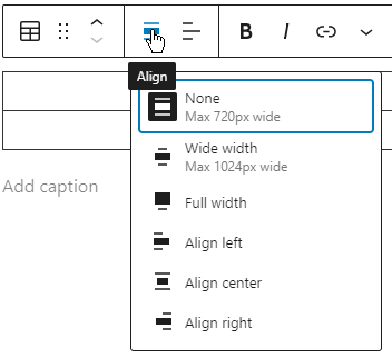 Align Toolbar