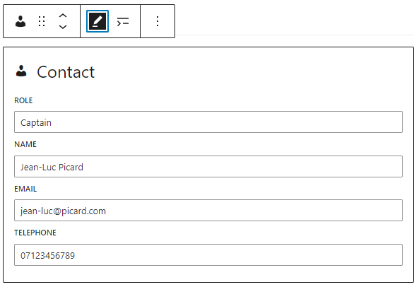 Contact form