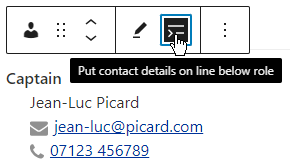 Contact line below