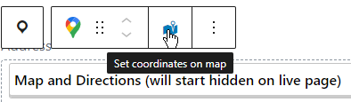 Set Map coordinates