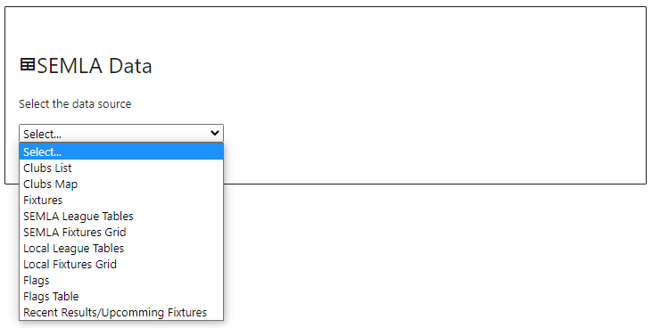 SEMLA Data Block
